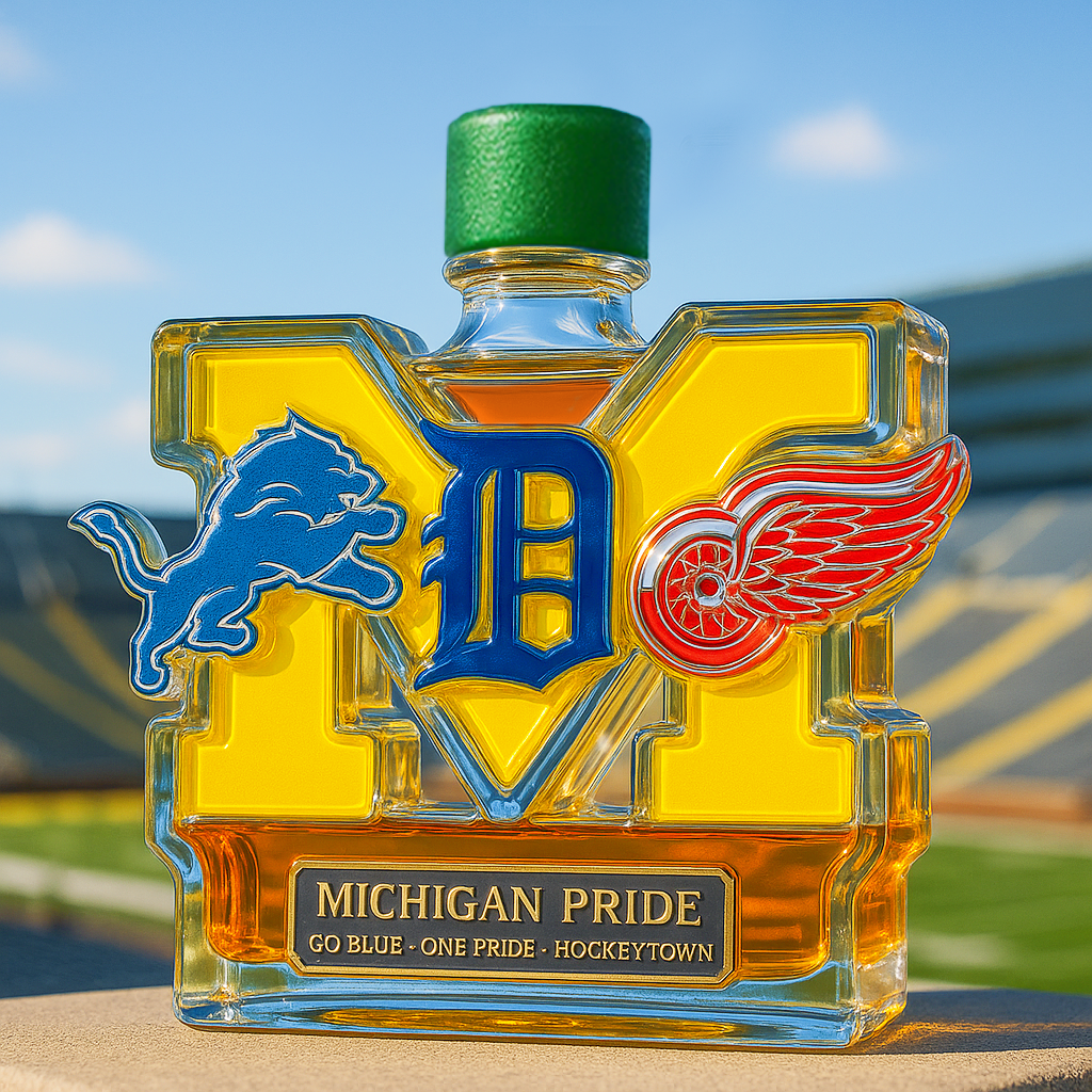 Michigan Glory Whiskey Bottle