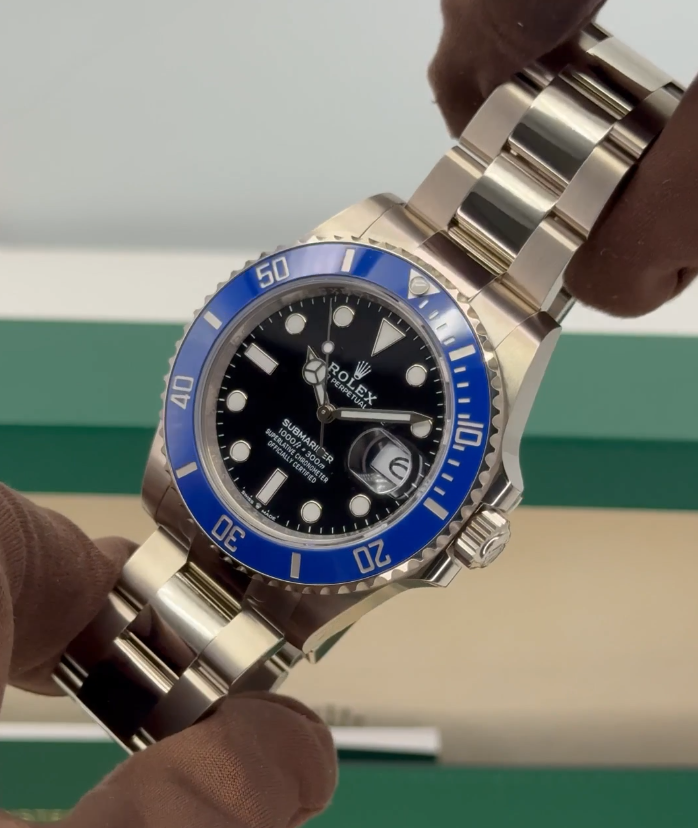 NEW 2025 Rolex Submariner “Cookie Monster ” 41mm 126619LB White Gold Black Dial