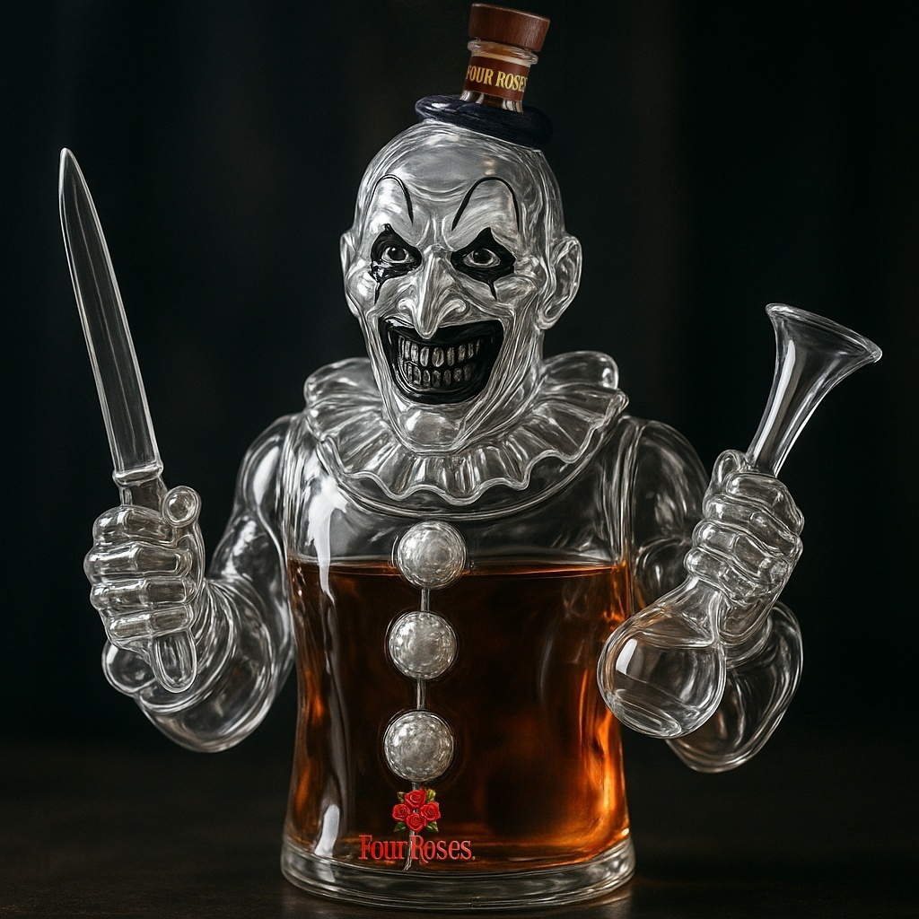 Art the Clown Whiskey Bottle