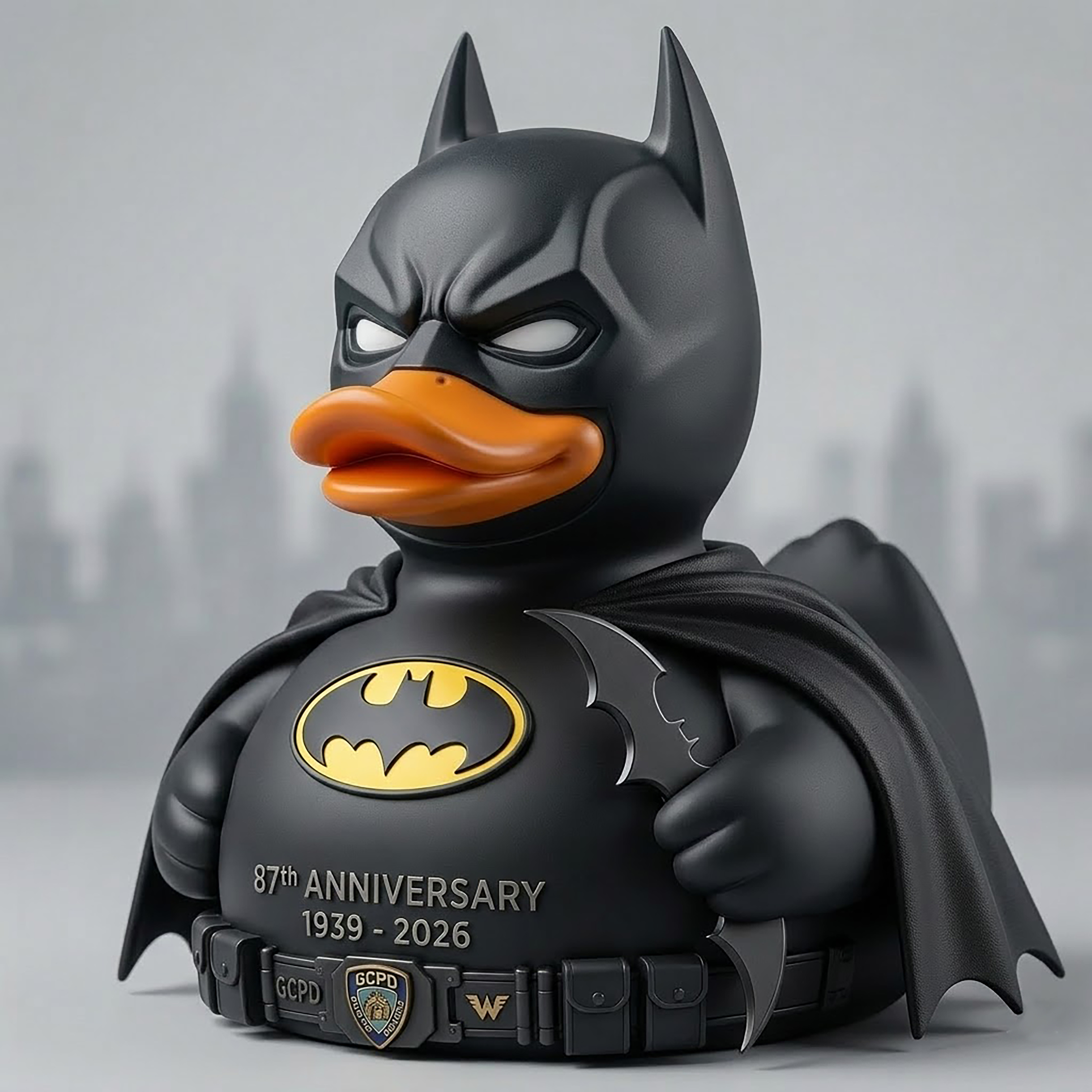 🦇 Batman 87th Anniversary Collectible Duck Figure