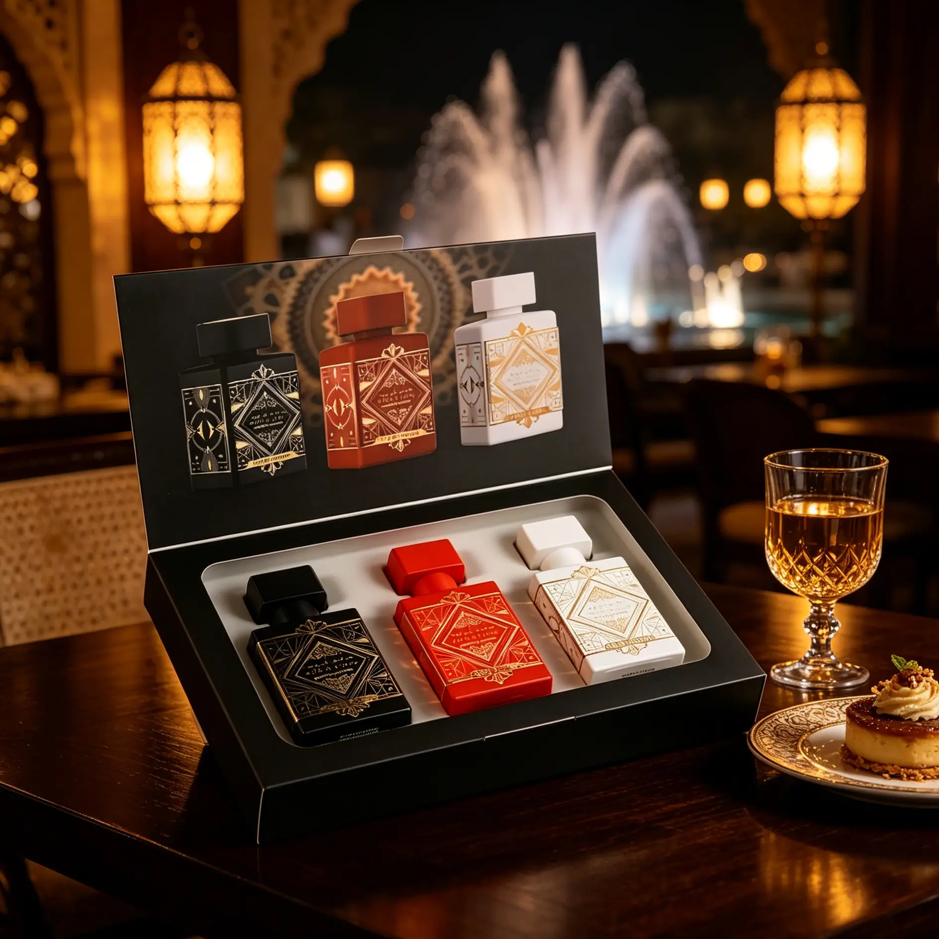 Arabian Perfume Gift Set - 3PCS Luxury Gold-Embossed Perfume