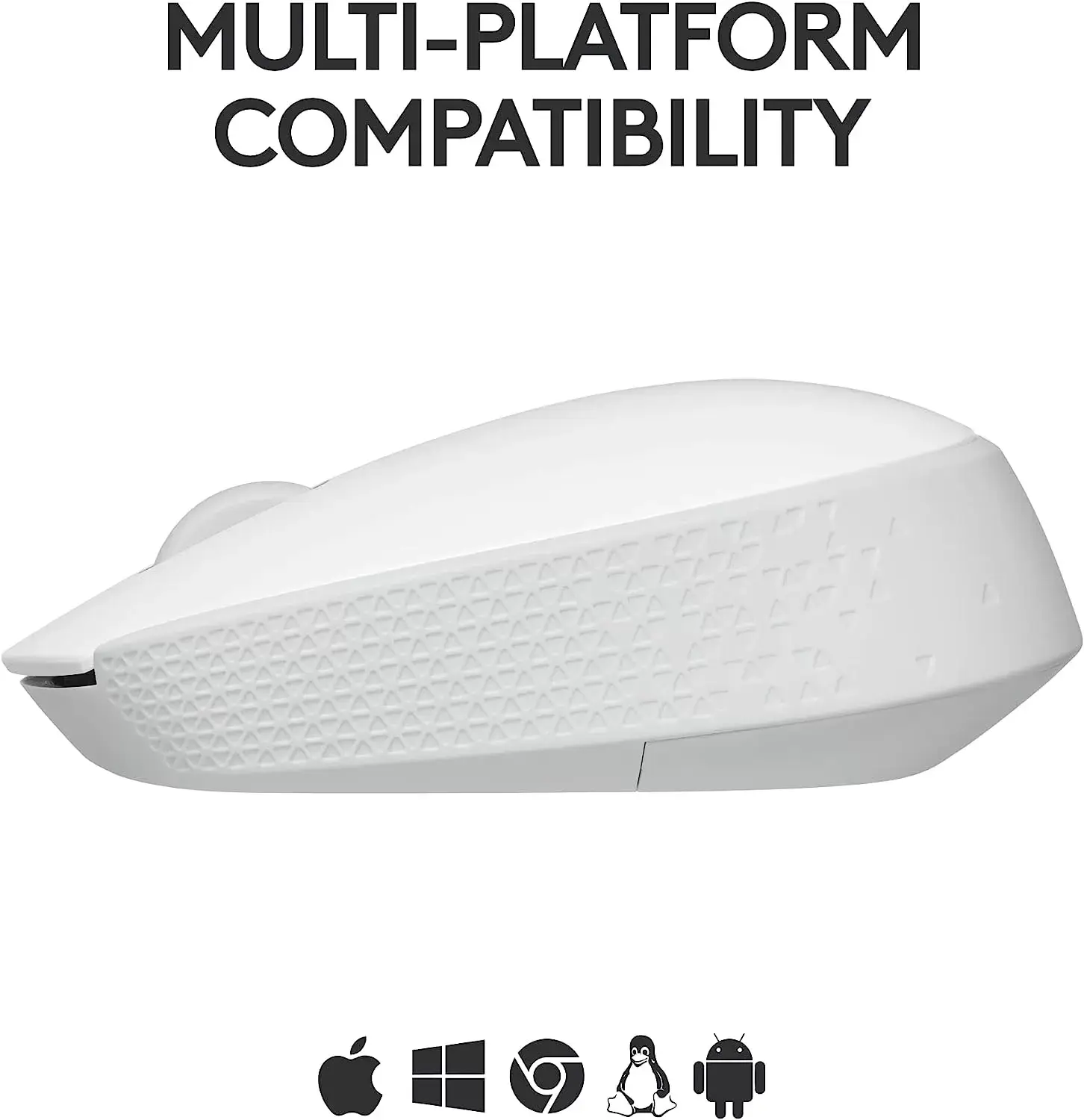 Logitech M170 Wireless Mouse for PC, Mac, Laptop, 2.4 GHz with USB Mini Receiver, Optical Tracking, 12-Months Battery Life, Ambidextrous - Blue Grey