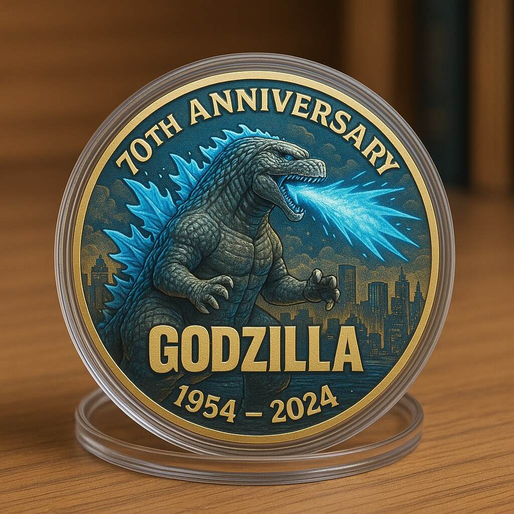 Godzilla 70th Anniversary Coin