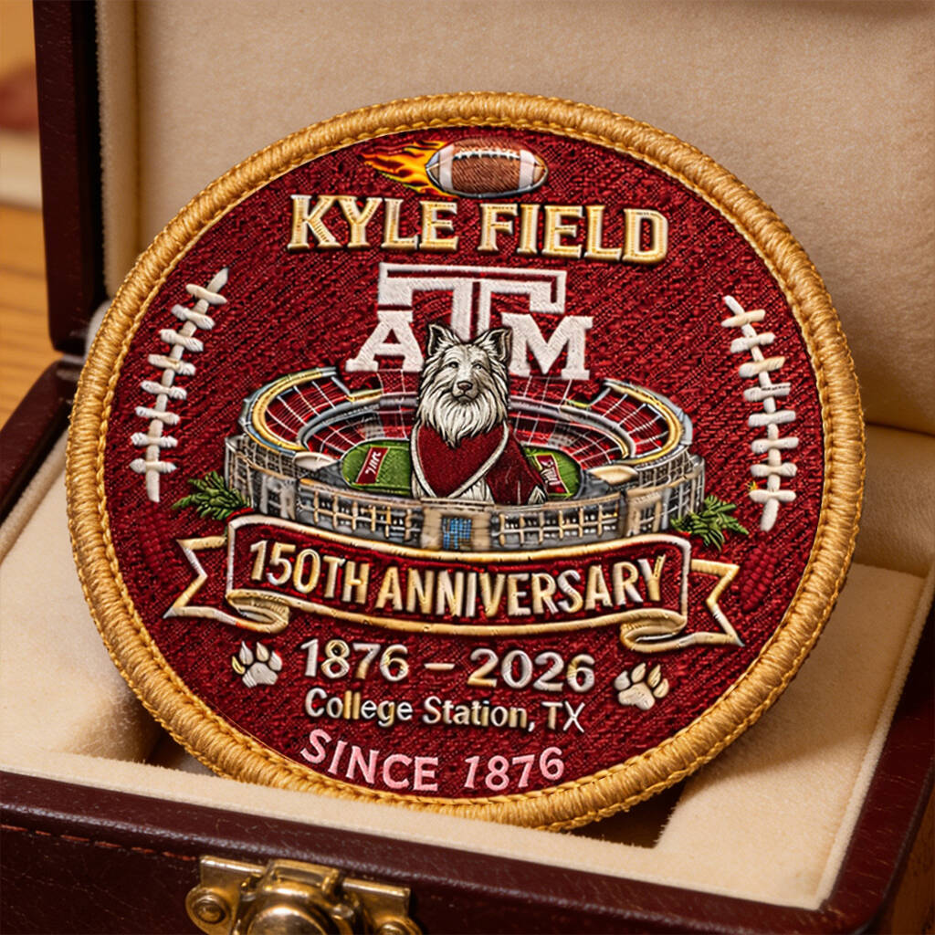 Texas A&M 150th Anniversary DIY Embroidered Emblem