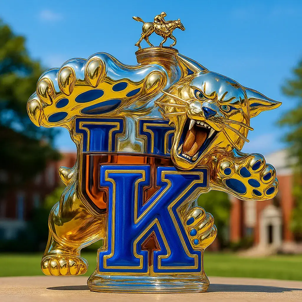 University of Kentucky Wildcats Limited Edition Whisky Bottle