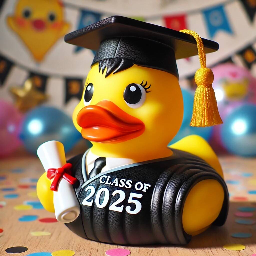 2025 Graduation Duck