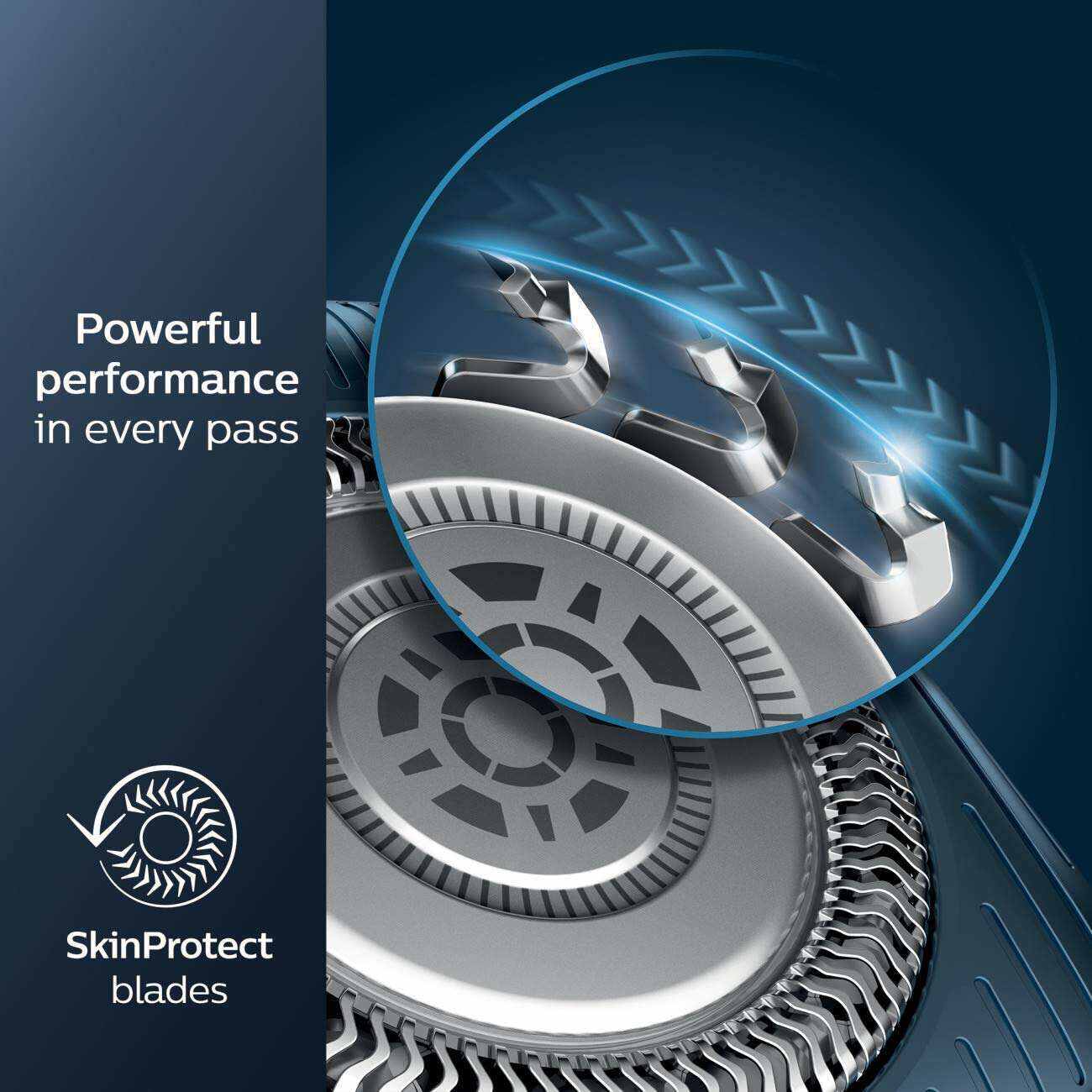Philips Norelco Shaver 7200, Rechargeable Wet & Dry Electric Shaver with SenseIQ Technology and Pop-up Trimmer S7887/82