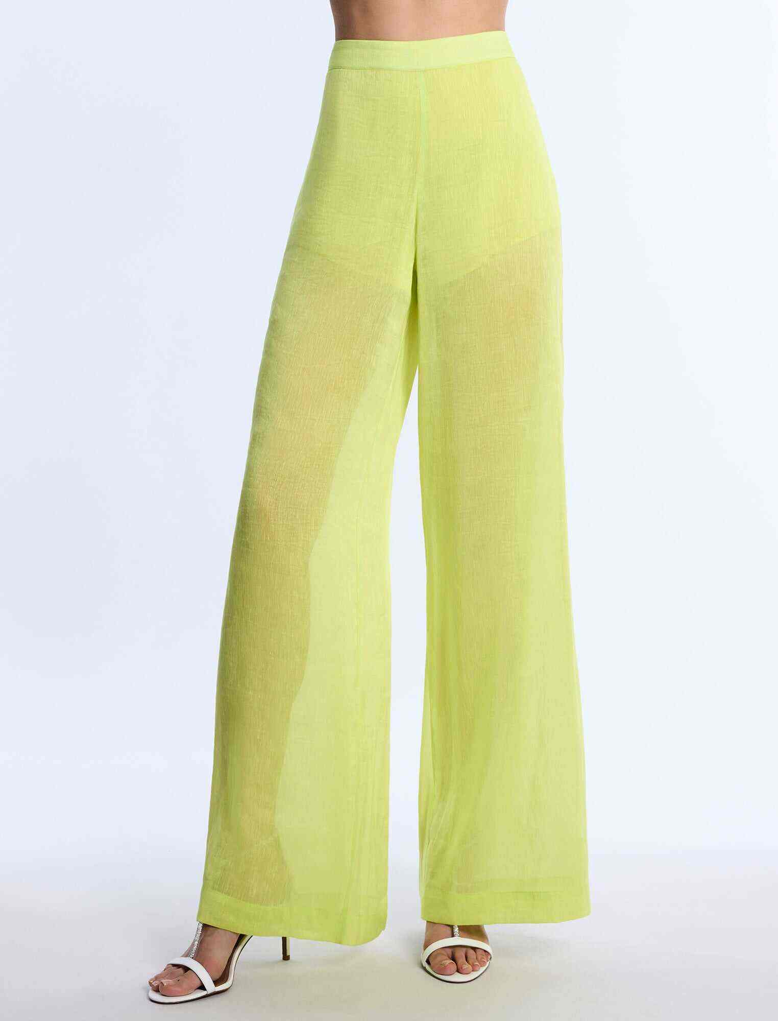 TestAiry Sheer Textured Pant