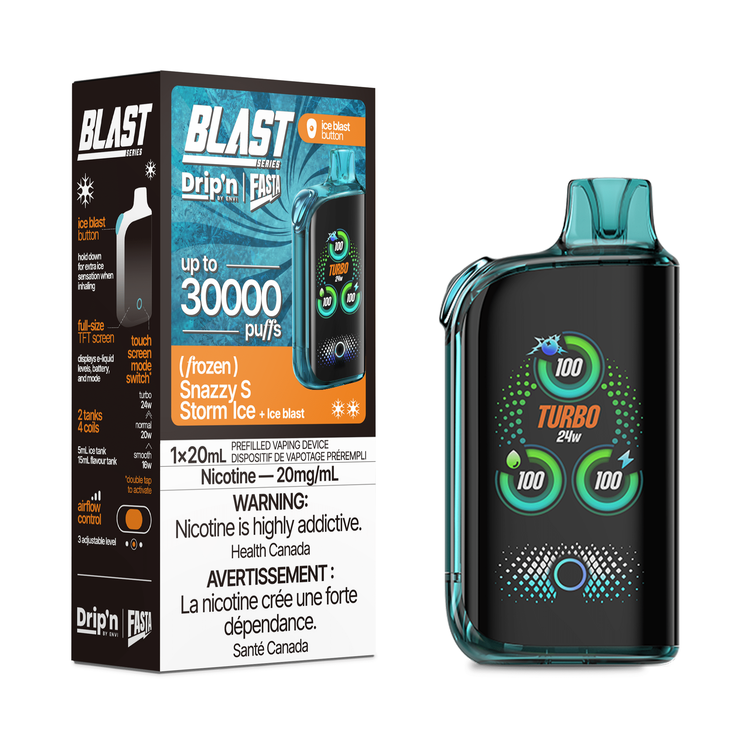 WAKA Drip'n × Fasta Blast 30K