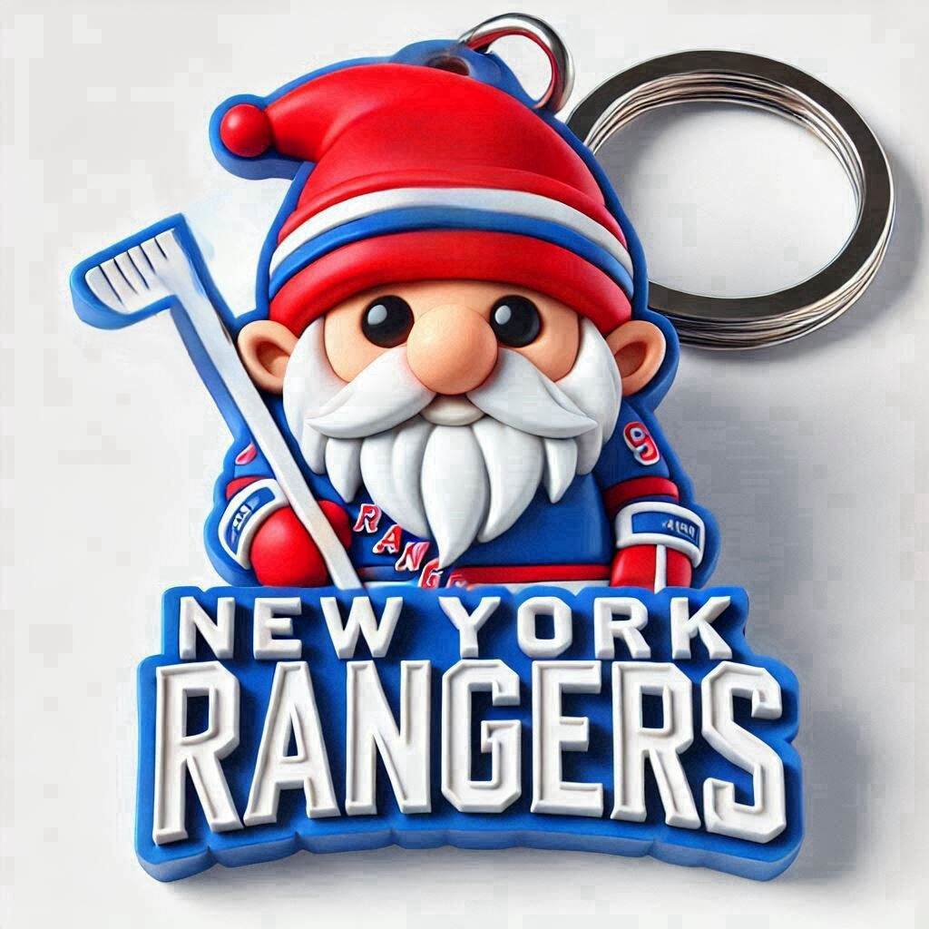 Hockey Gnome Keychain