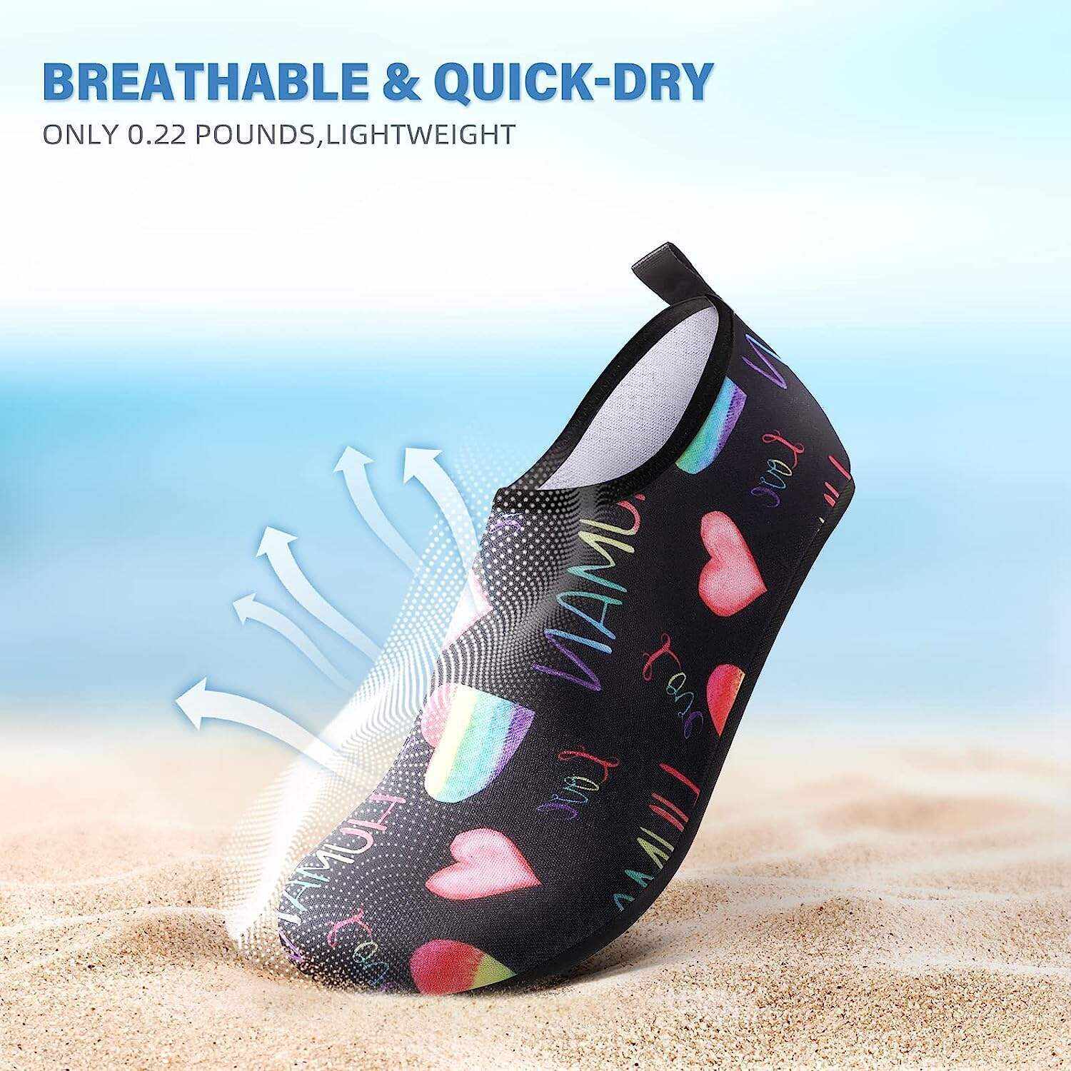 Water Shoes for Women Men Quick-Dry Aqua Socks Swim Beach Barefoot Yoga Exercise Wear Sport Accessories Pool Camping Must Haves Adult Youth Size