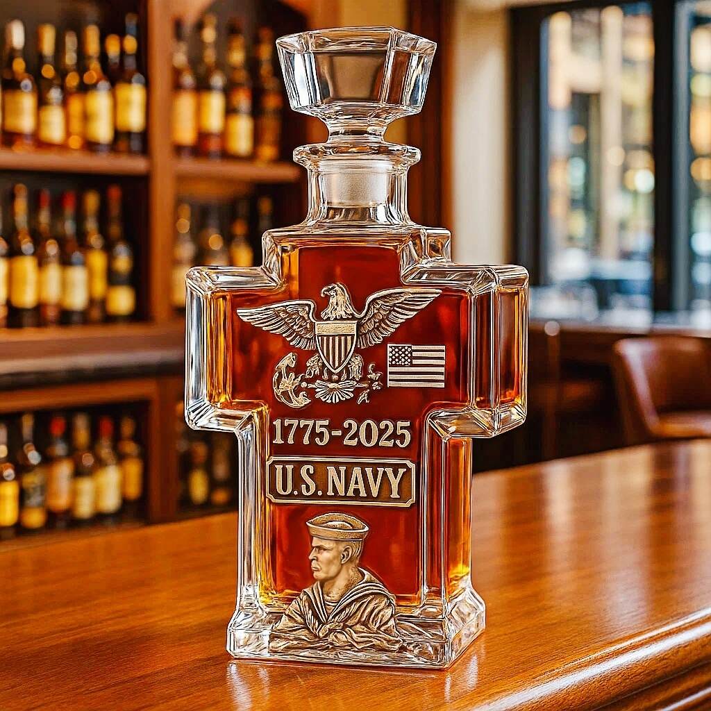 250th Anniversary Military Whisky Bottle