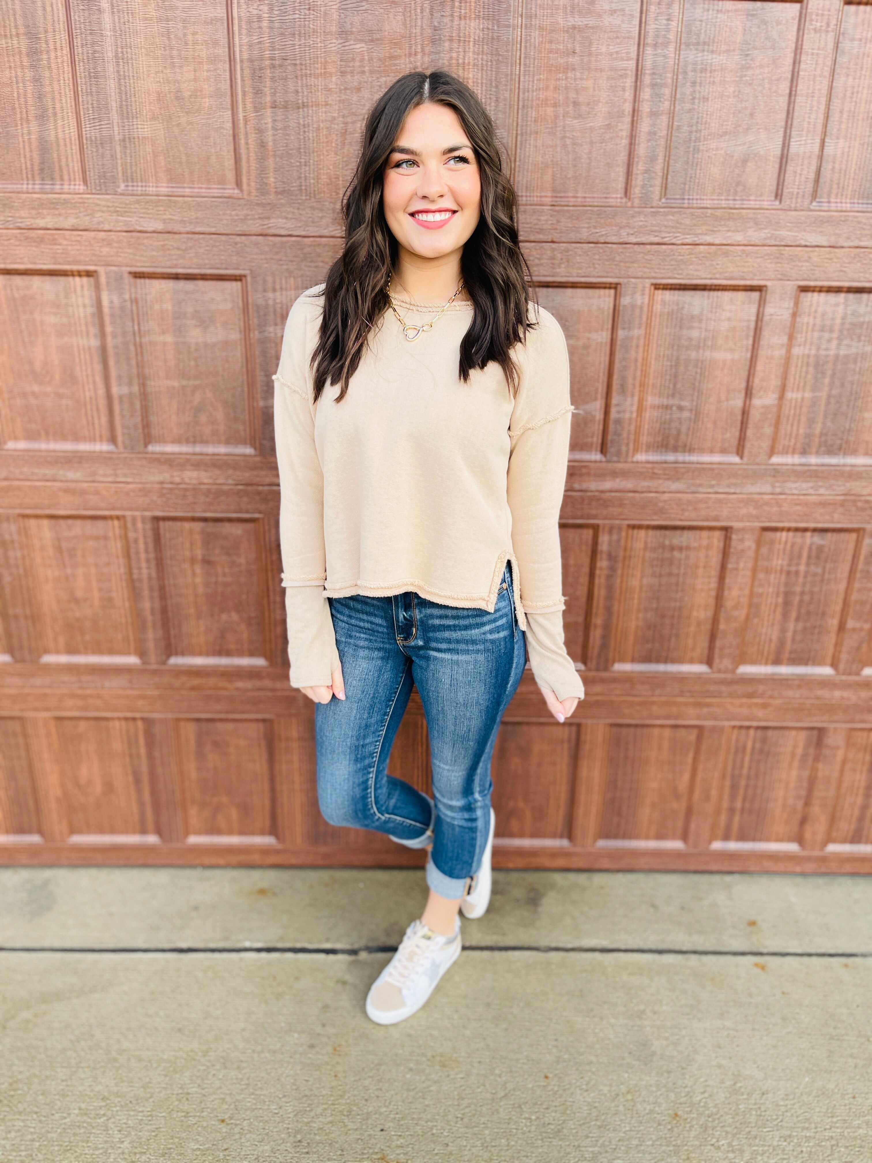 PLUS/REG Two in One Cuff This Way Skinny Jean / Capri