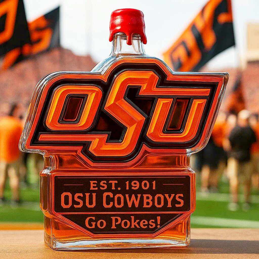 🏈OSU Cowboys Limited Edition Whiskey Bottle