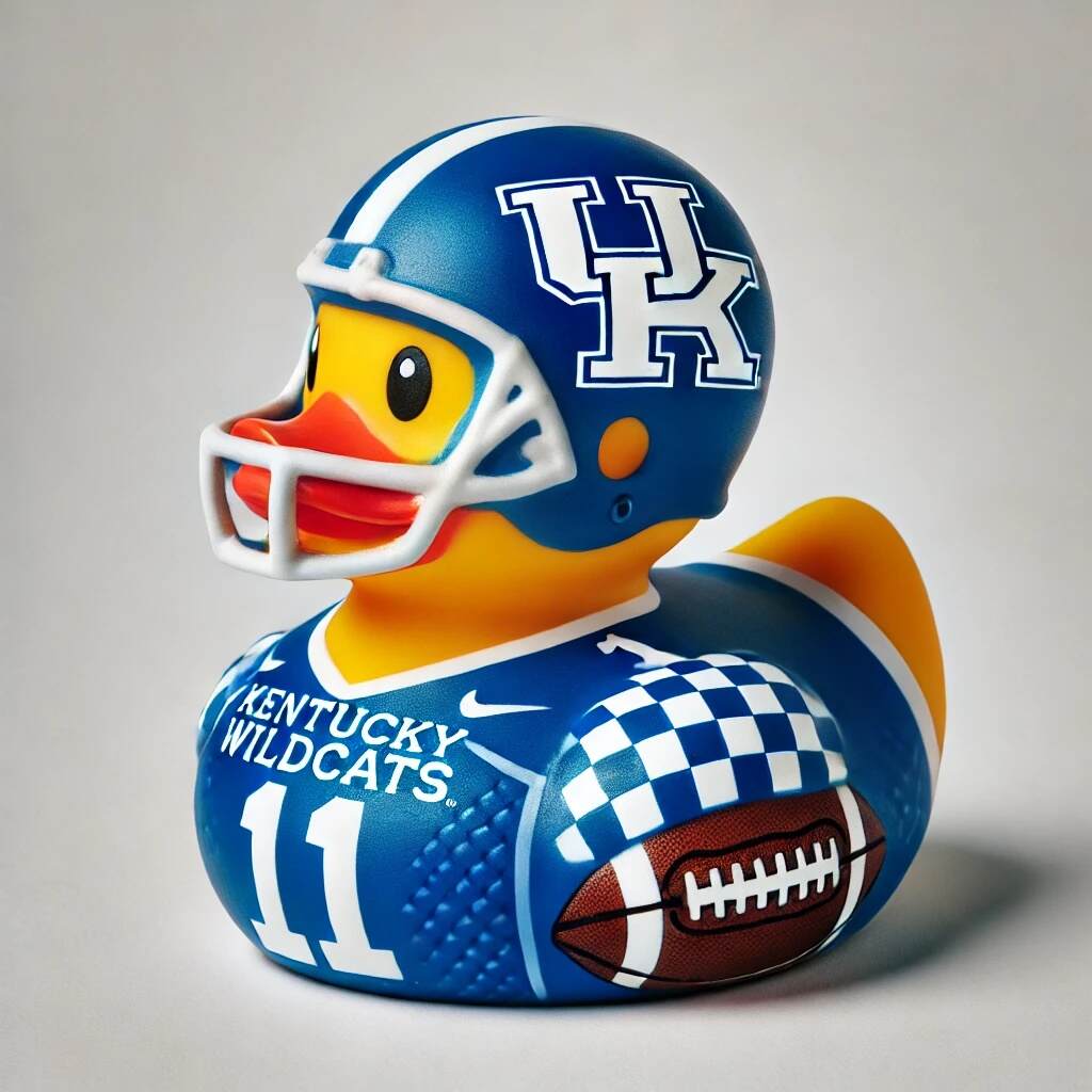 SEC Football Rubber Duck