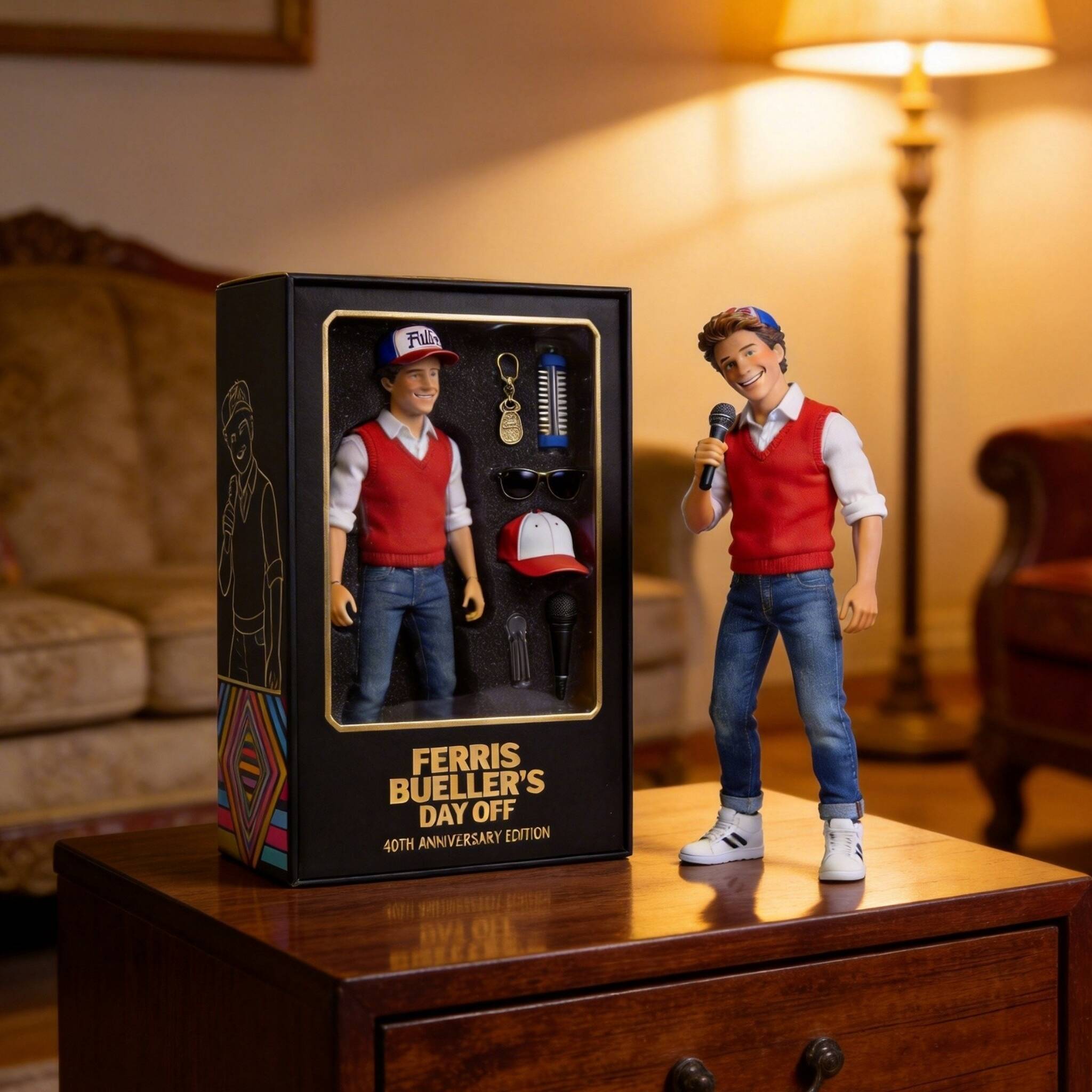 🎬 Ferris Bueller's Day Off 40th Anniversary Figure