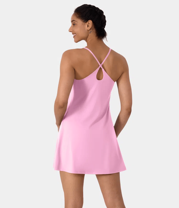 🔥Flash Sale🔥Softlyzero Plush Backless Active Dress-Easy Peezy