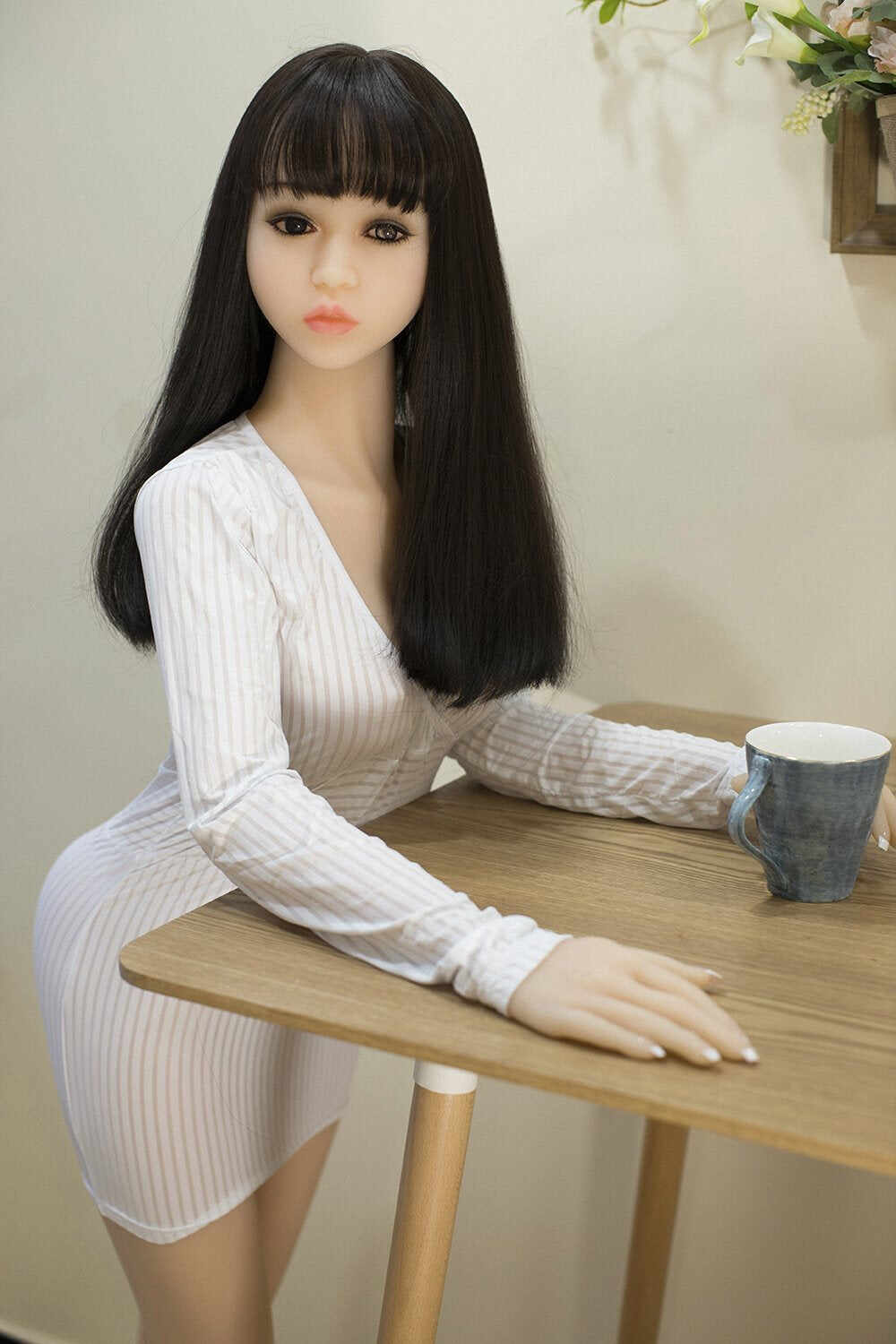 Beatrice 5ft18 / 158cm #088 Head TPE Stright Hair Asian Most Realistic Sex Doll