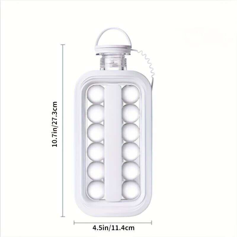 1pc Ice Ball Maker Kettle Kitchen Bar Accessories Gadgets Creative Ice Cube Mold 2 In 1 Multifunctional Container Pot