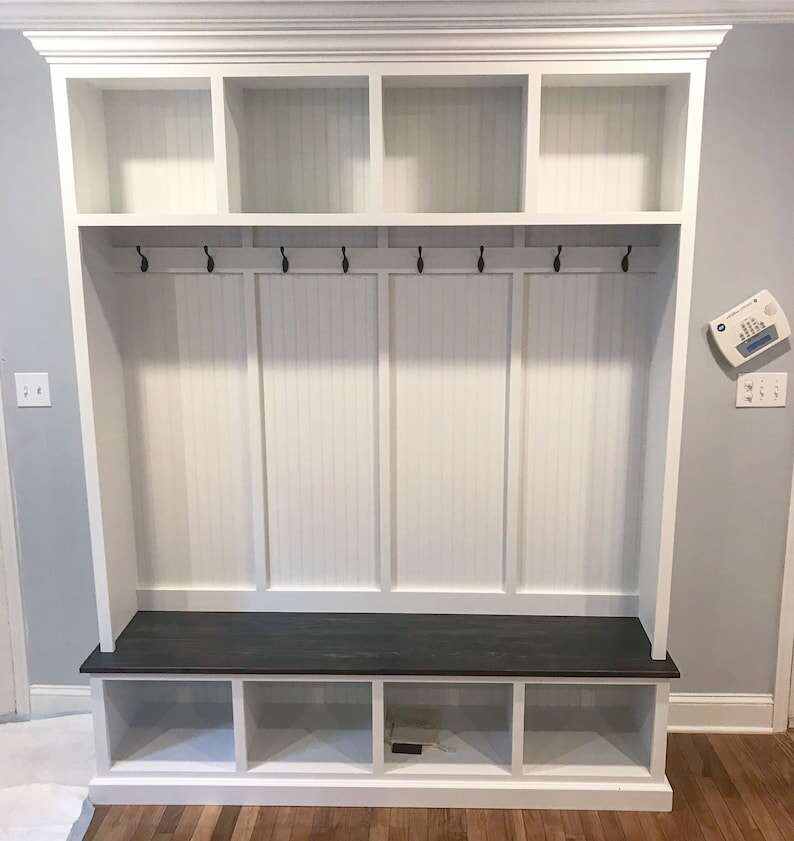 PENNSYLVANIA 4 section bench with storage