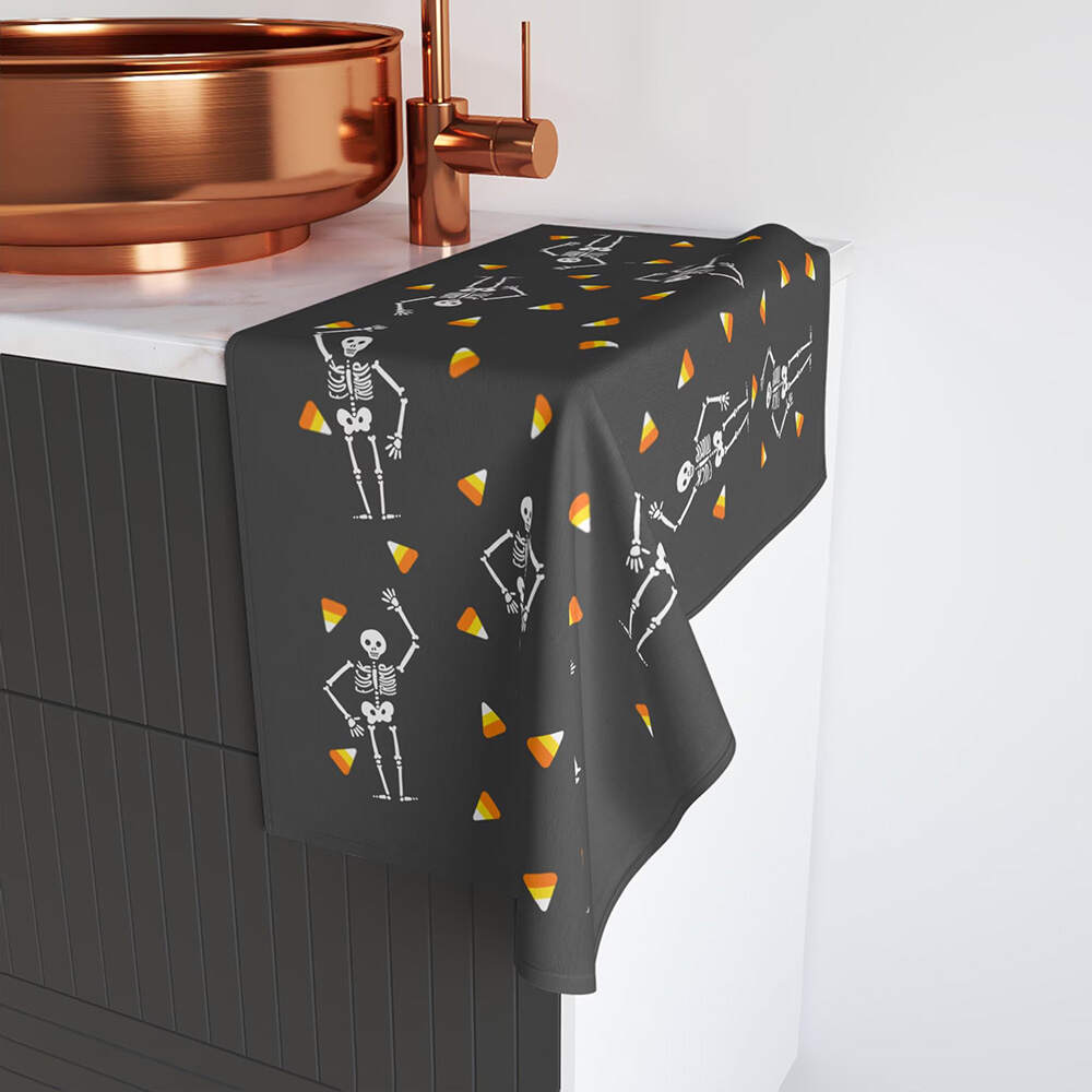 Slightly Subtle Skeleton Hand Towel