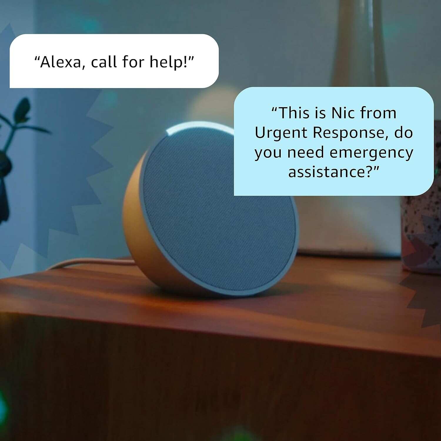Amazon Echo Pop | Full sound compact smart speaker with Alexa | Charcoal