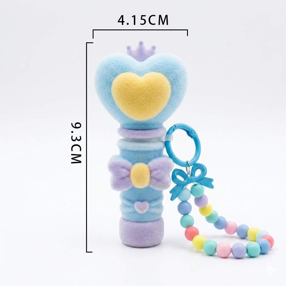 Cute Flocked Heart Crown Refillable Perfume Atomizer