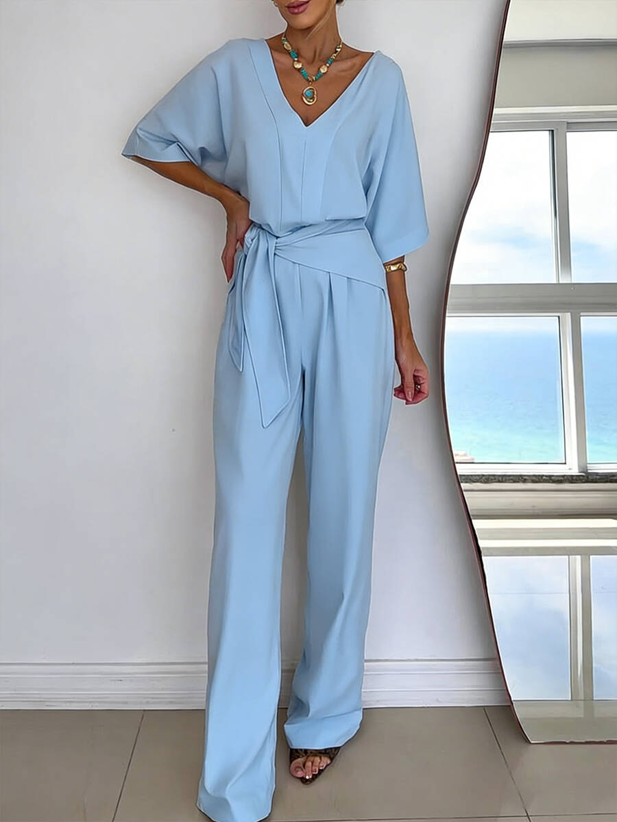 🔥Summer Arrivals🌟Women's Linen And Cotton Jumpsuit