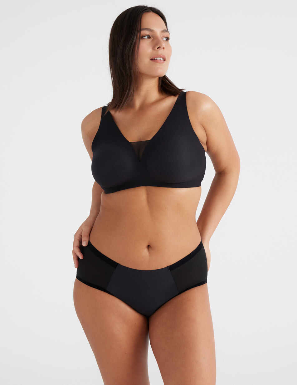 Light Leakproof No-Show Mesh Boyshort