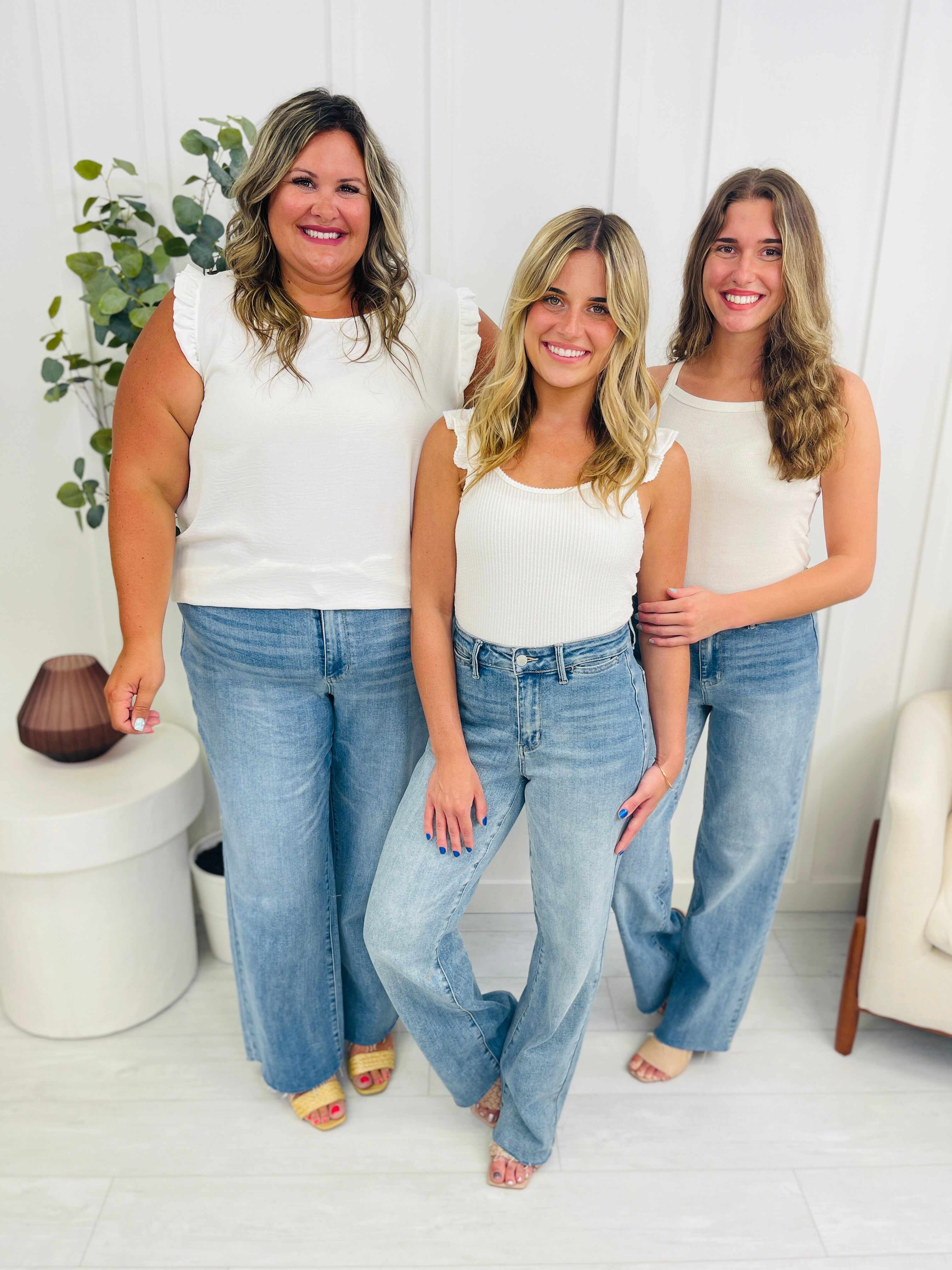 REG/CURVY Stand By Me Wide Leg Trouser Jeans