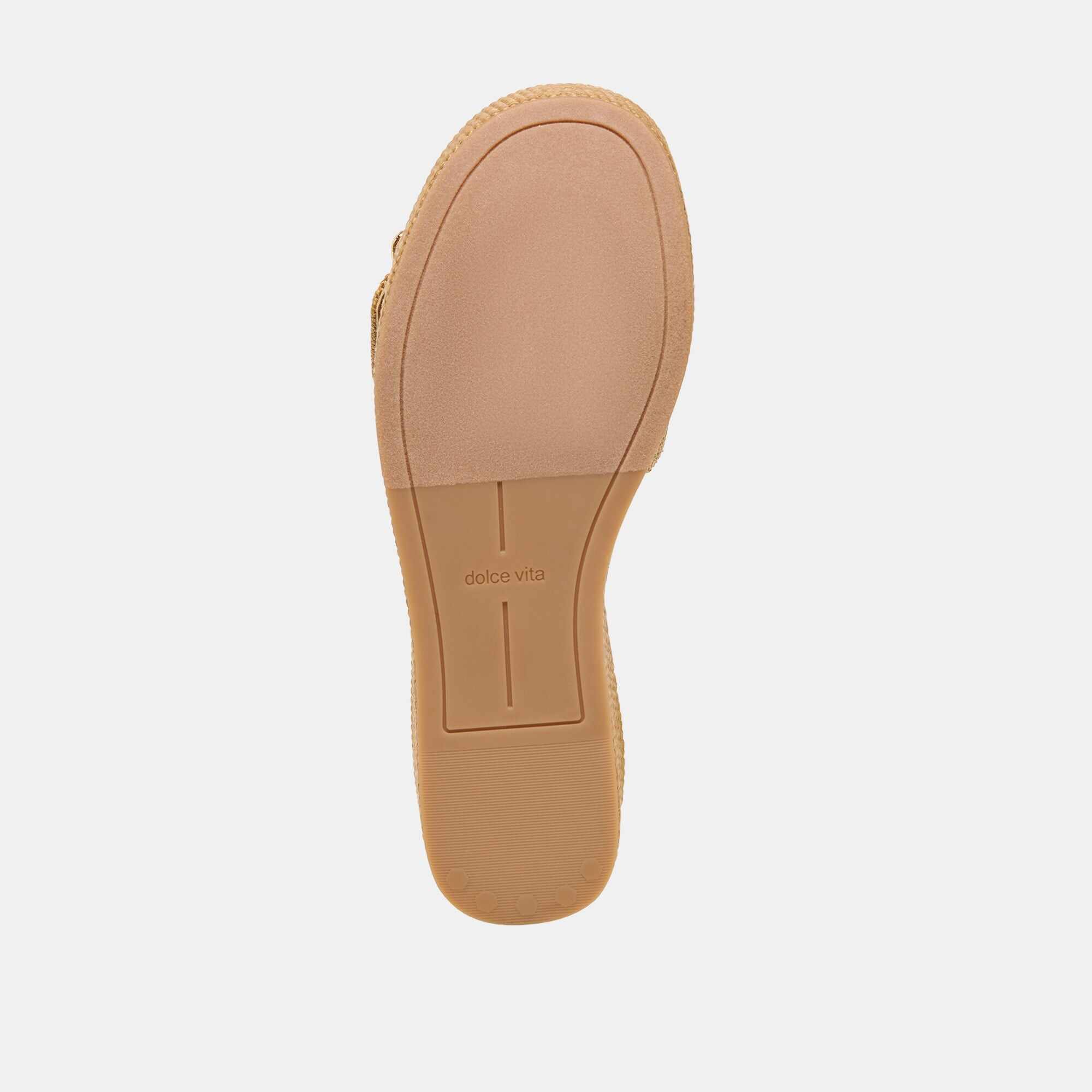 JILIAN WIDE WEDGES MOCHA RAFFIA