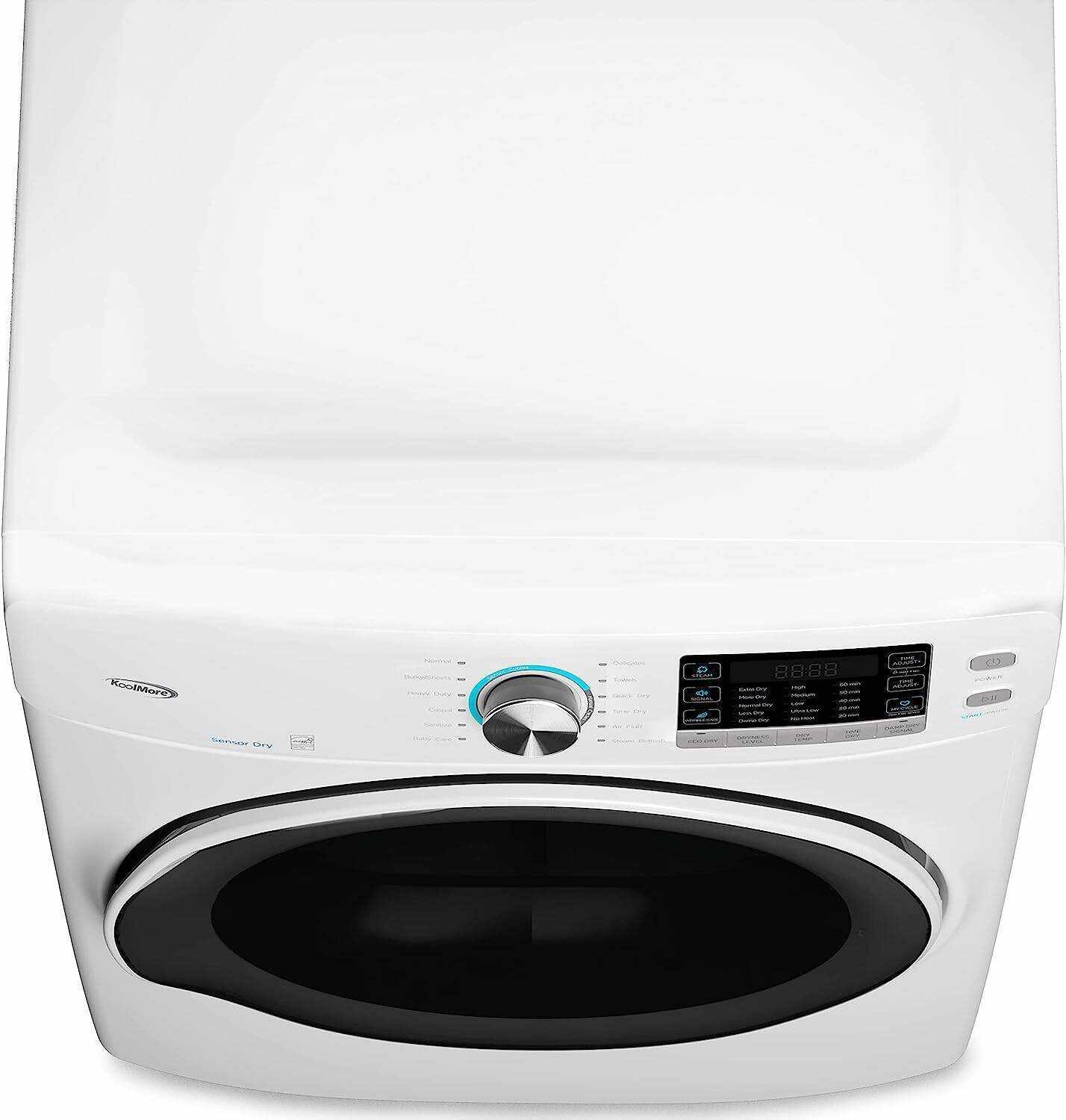 Front Load Machine, 2.7 Cu. Ft, Space Saving Unit with 20-Minute Quick, 12 Washing Cycles, Quiet Inverter Motor [120V], Medium (24