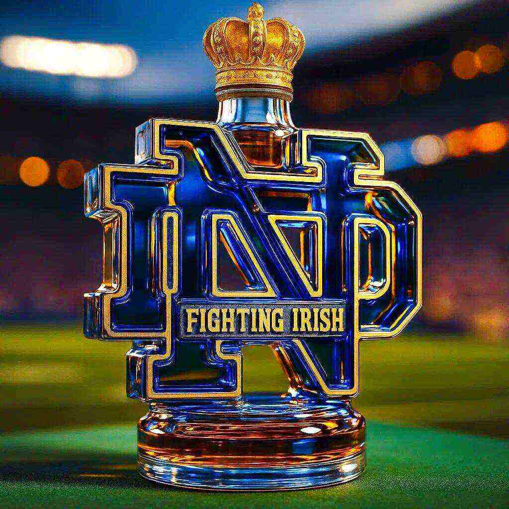 Fighting Irish Whiskey Bottle