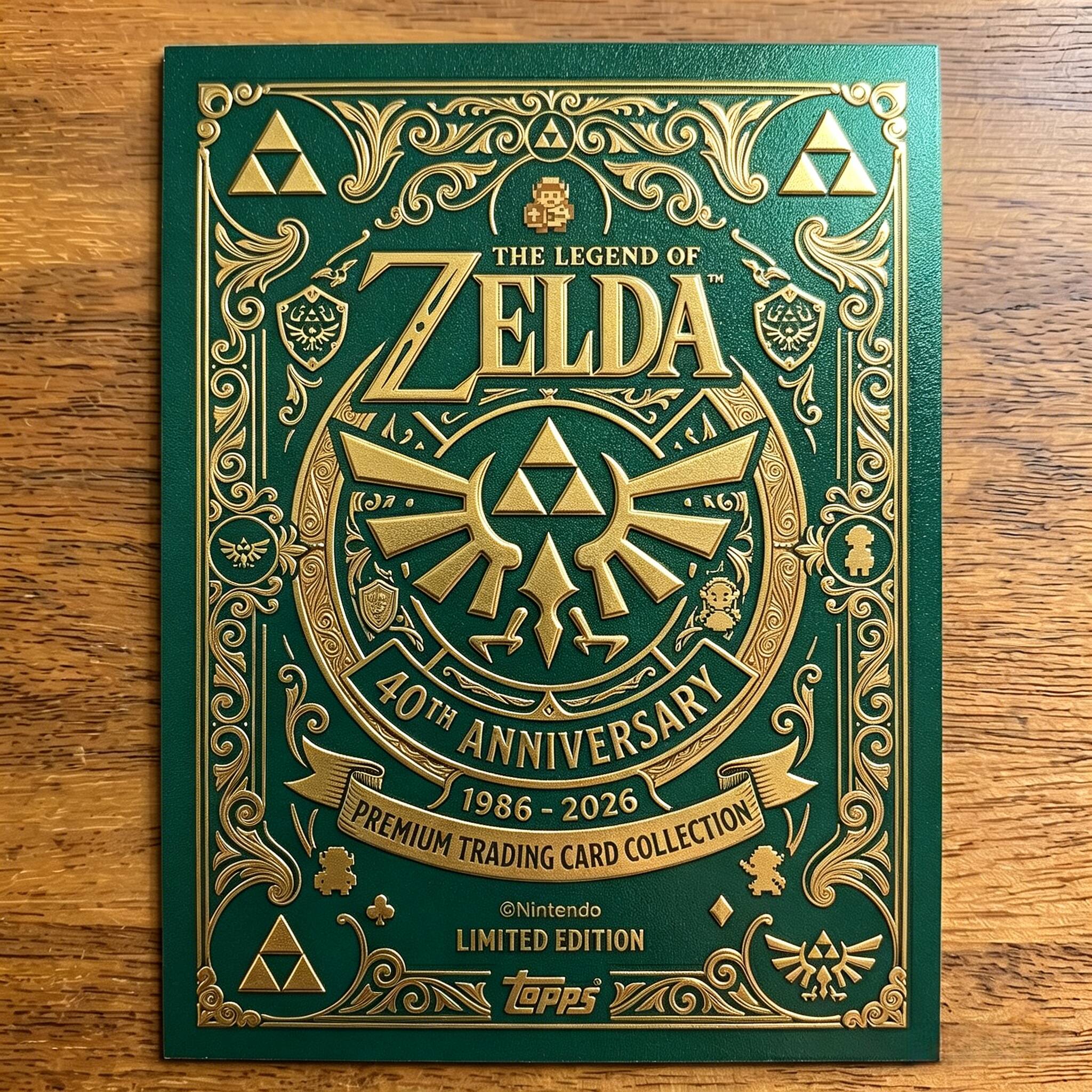 ✨The Legend of Zelda TCG 40th Anniversary Limited Edition TCG Cards !
