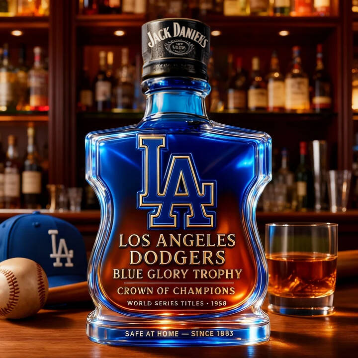 Los Angeles Dodgers Whiskey Decanter Limited Edition