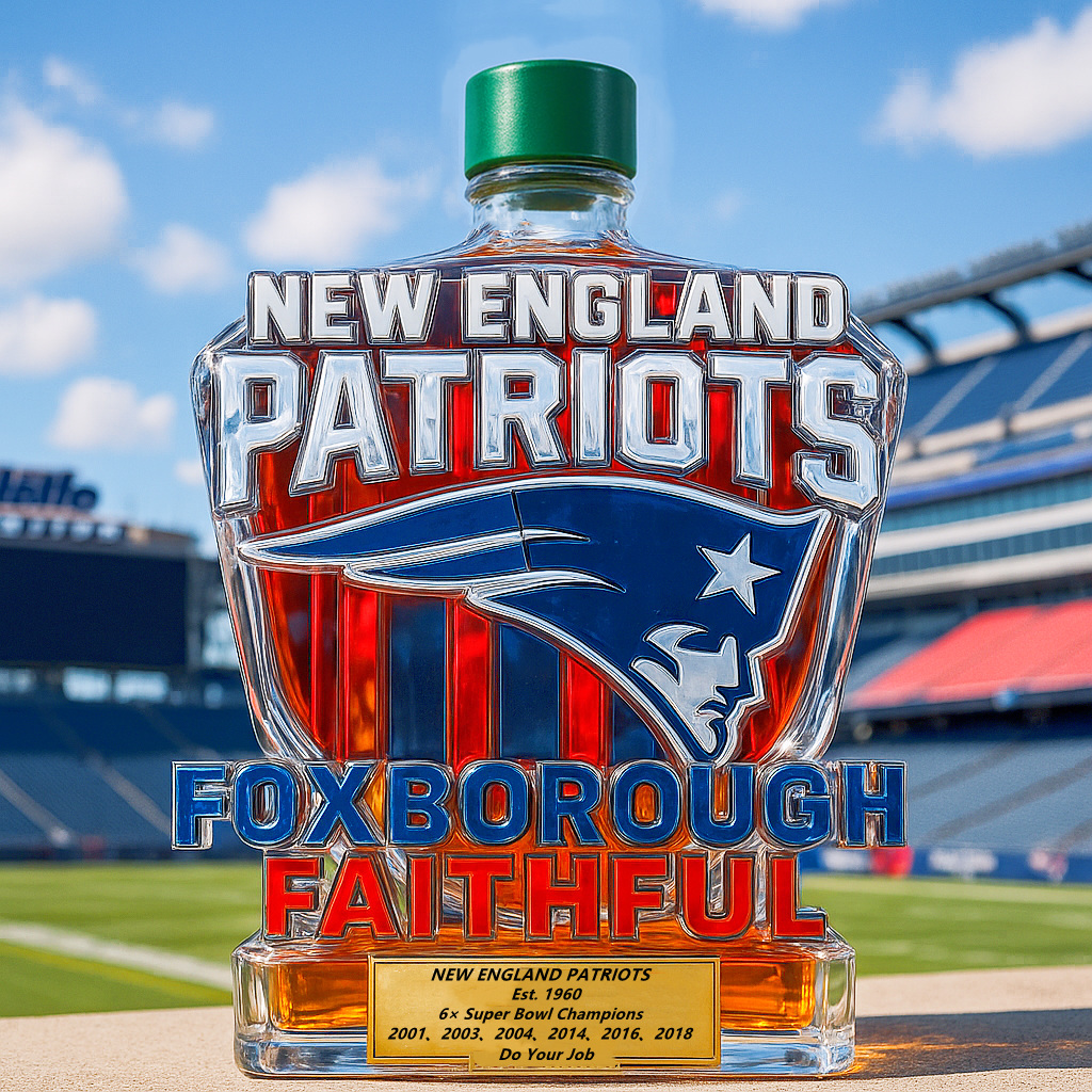 New England Patriots - Foxborough Faithful Whiskey Bottle