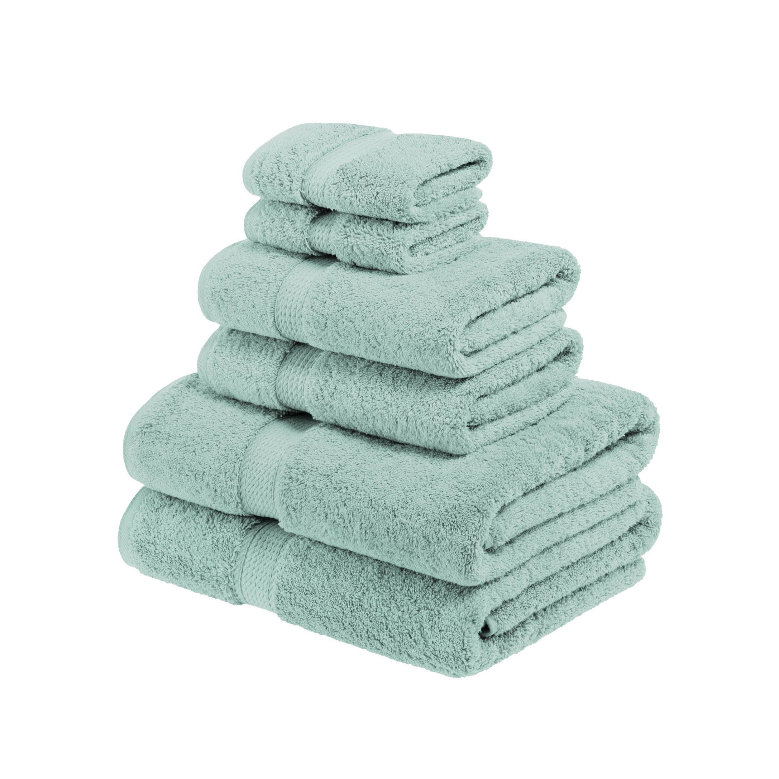 Superior Egyptian Cotton Pile Heavyweight 6-Piece Towel Set