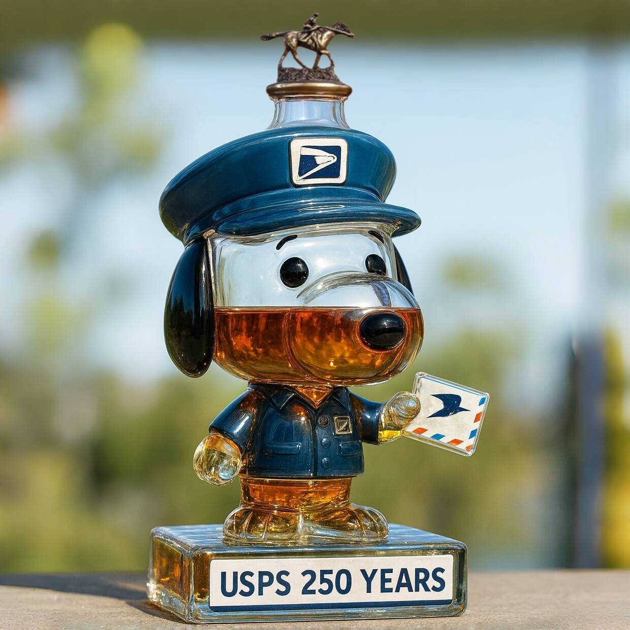SNP USPS 250th Anniversary Whiskey Bottle