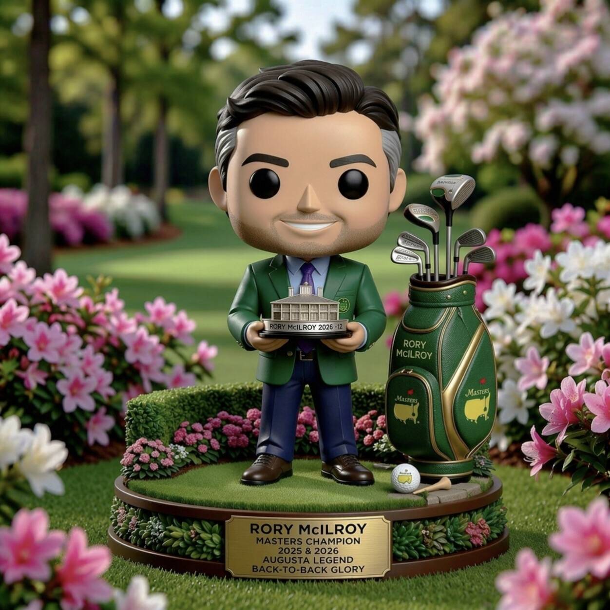 🔥RORY MCILROY BACK-TO-BACK MASTERS CHAMPION FUNKO POP! 🏆