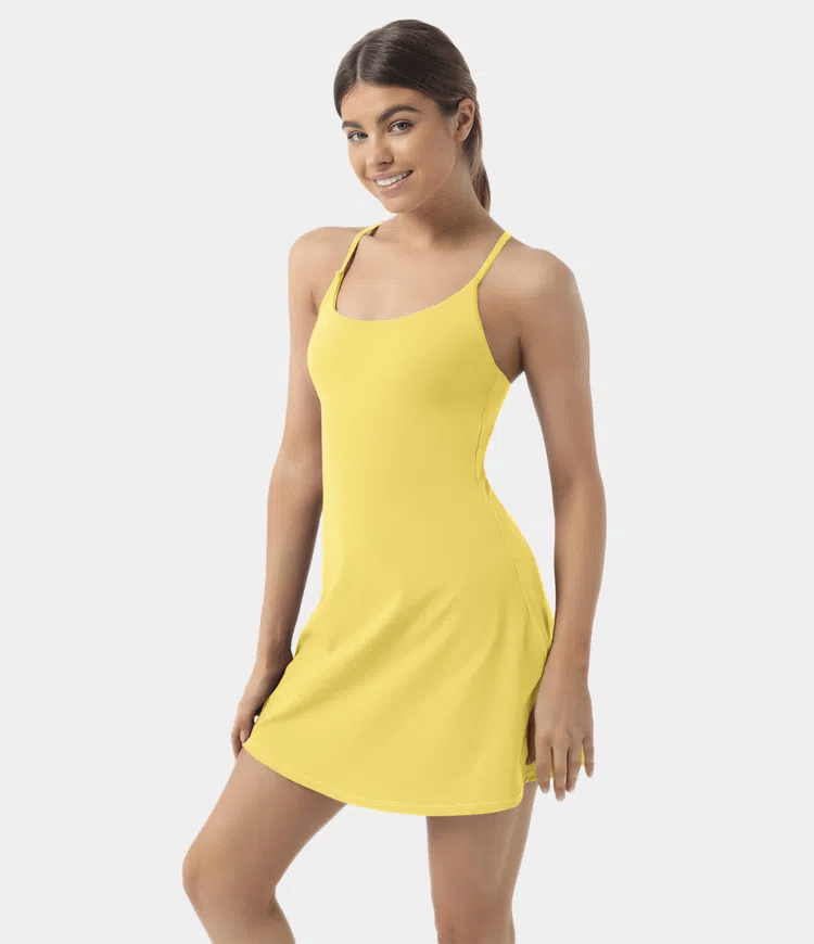 🔥Flash Sale🔥Softlyzero Plush Backless Active Dress-Easy Peezy