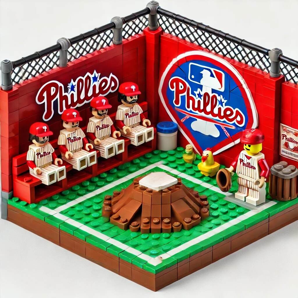 Baseball Bullpen Building Blocks