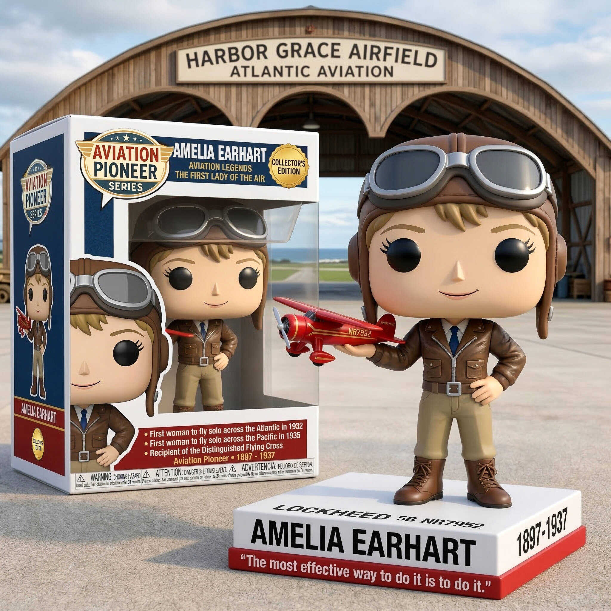 Amelia Earhart Collector Figure (1897–1937) Edition