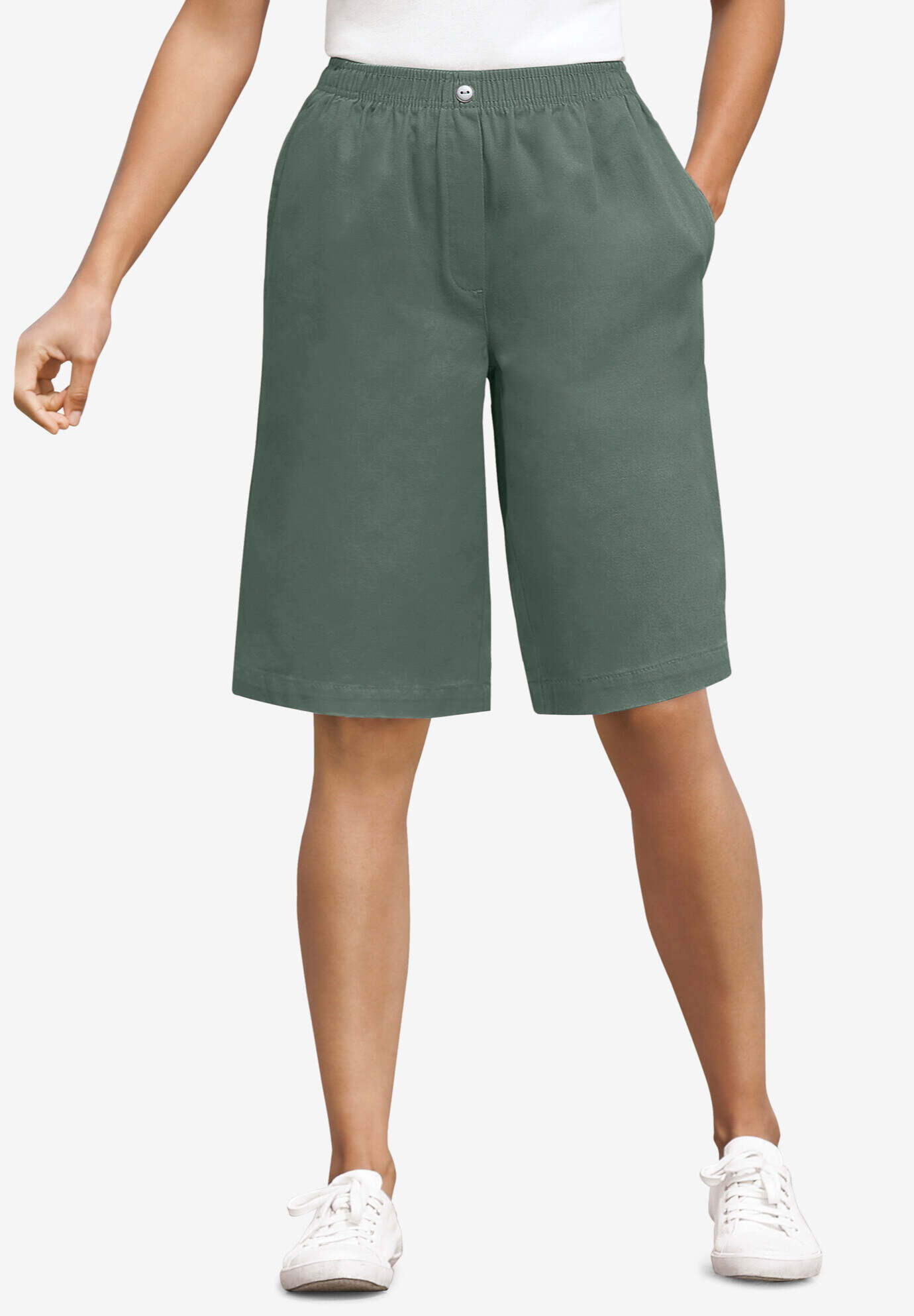 7-Day Elastic-Waist Cotton Short