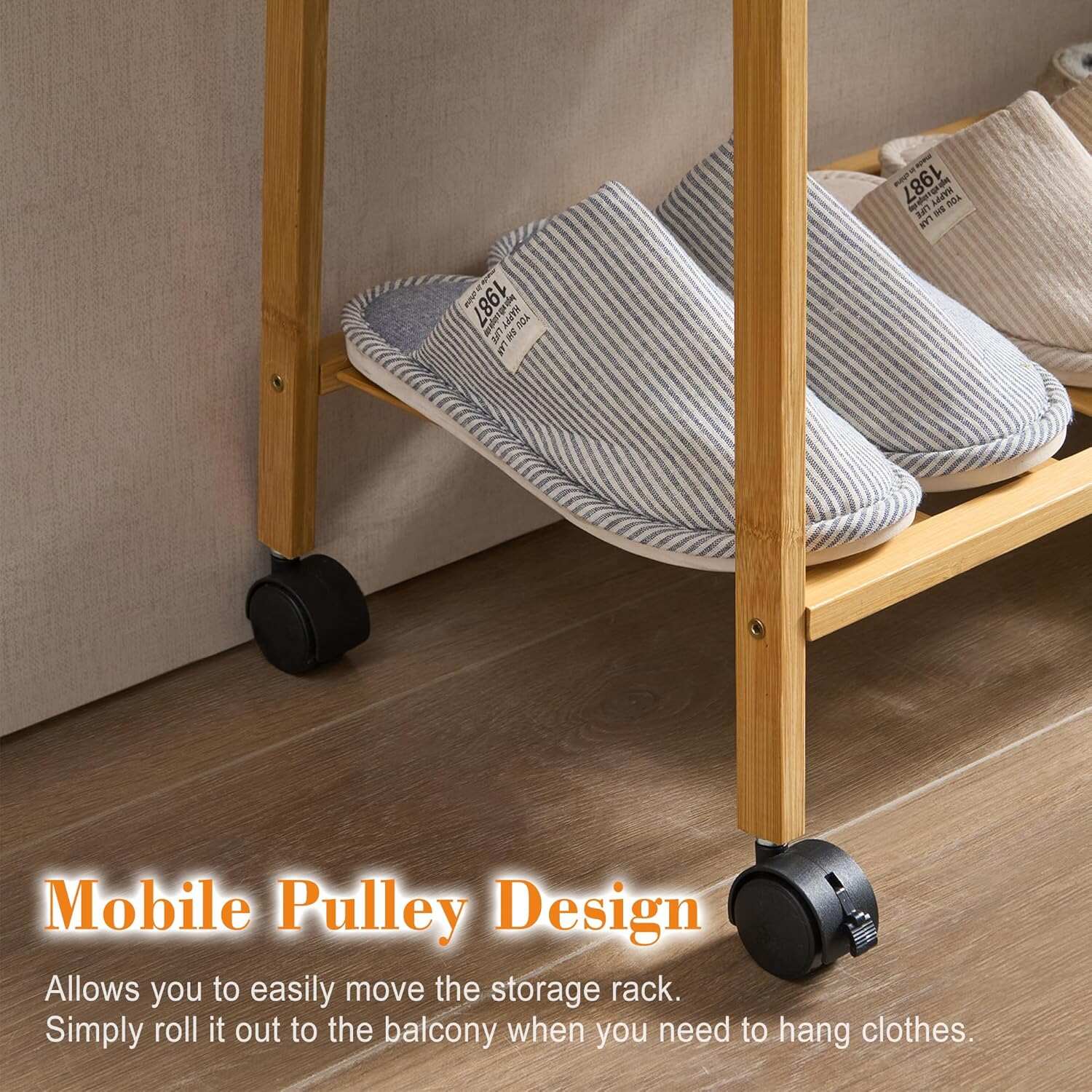 VECELO Coat Rack Freestanding, Entryway Hanger Stand, Umbrella Holder