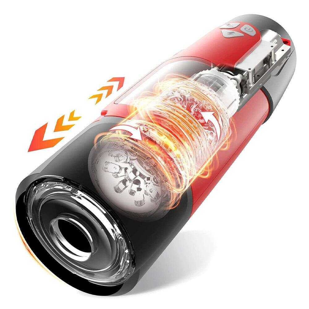 Dark Knight Automatic Thrusting & Rotating Male Masturbator – Pulse Vibrator