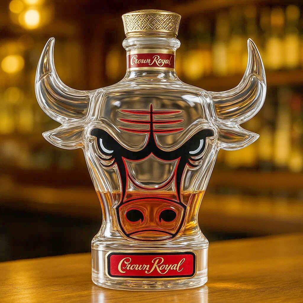 Chicago Bulls Whisky Bottle
