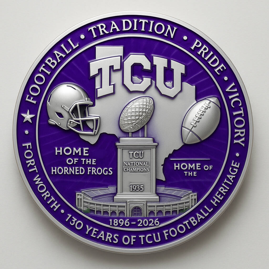 TCU Horned Frogs 130th Anniversary Commemorative Coin