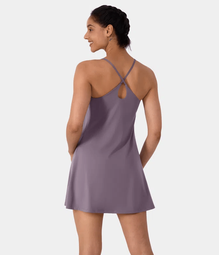 🔥Flash Sale🔥Softlyzero Plush Backless Active Dress-Easy Peezy