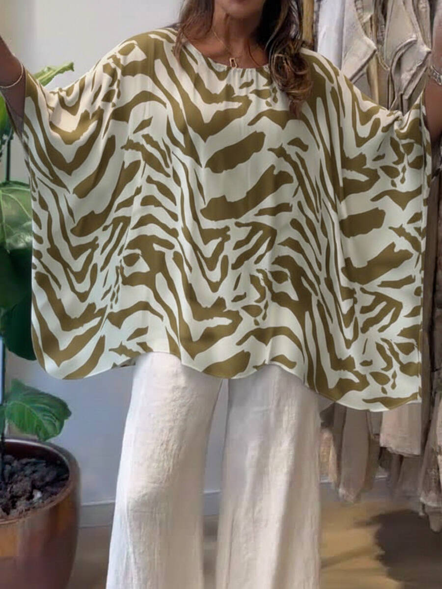 🔥Summer Arrivals🌟Loose-fitting Casual Printed Top