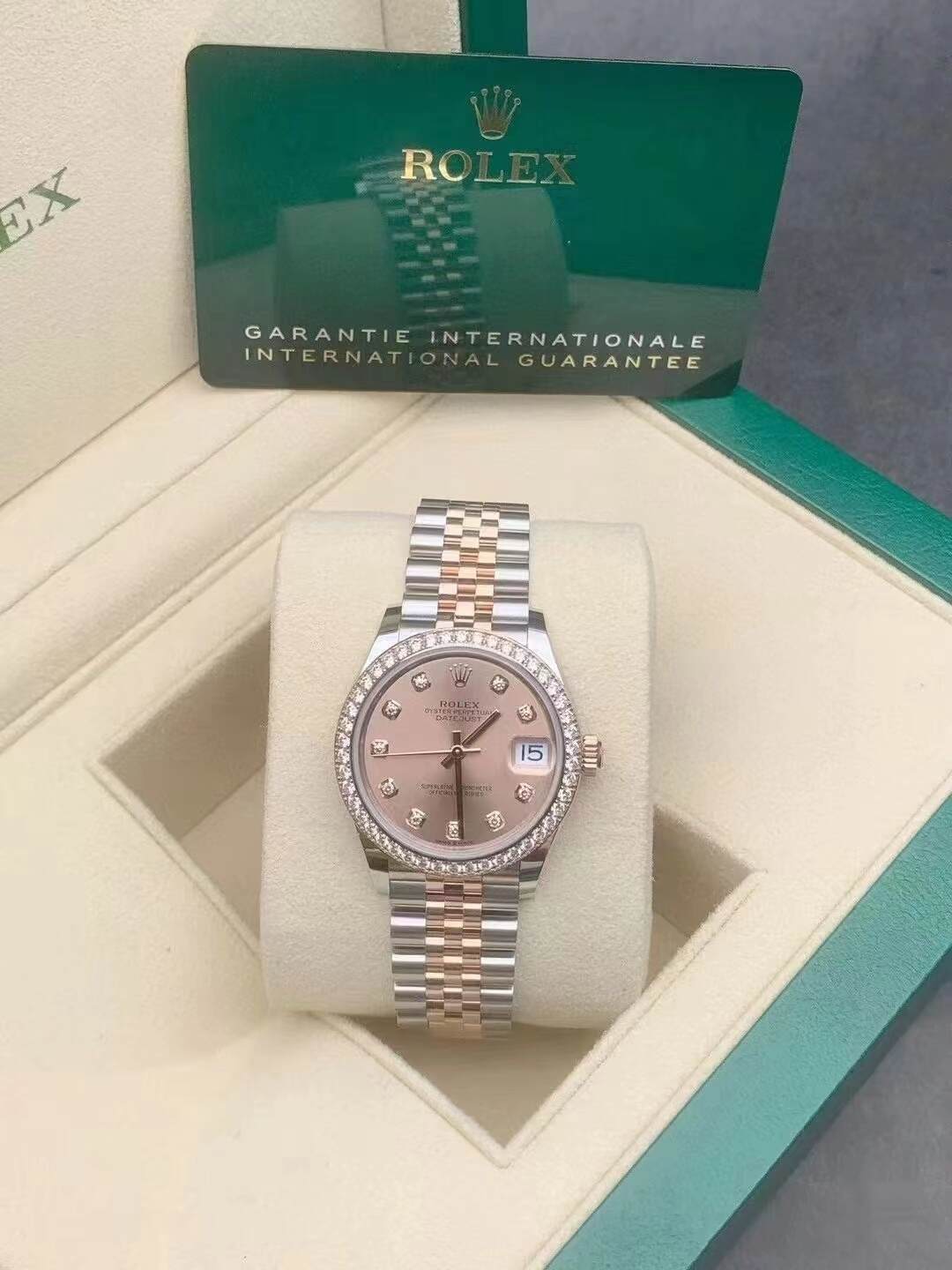 NEW 2023 Datejust 31mm 278381RBR Two-Tone Rose 10 Diamond Dial